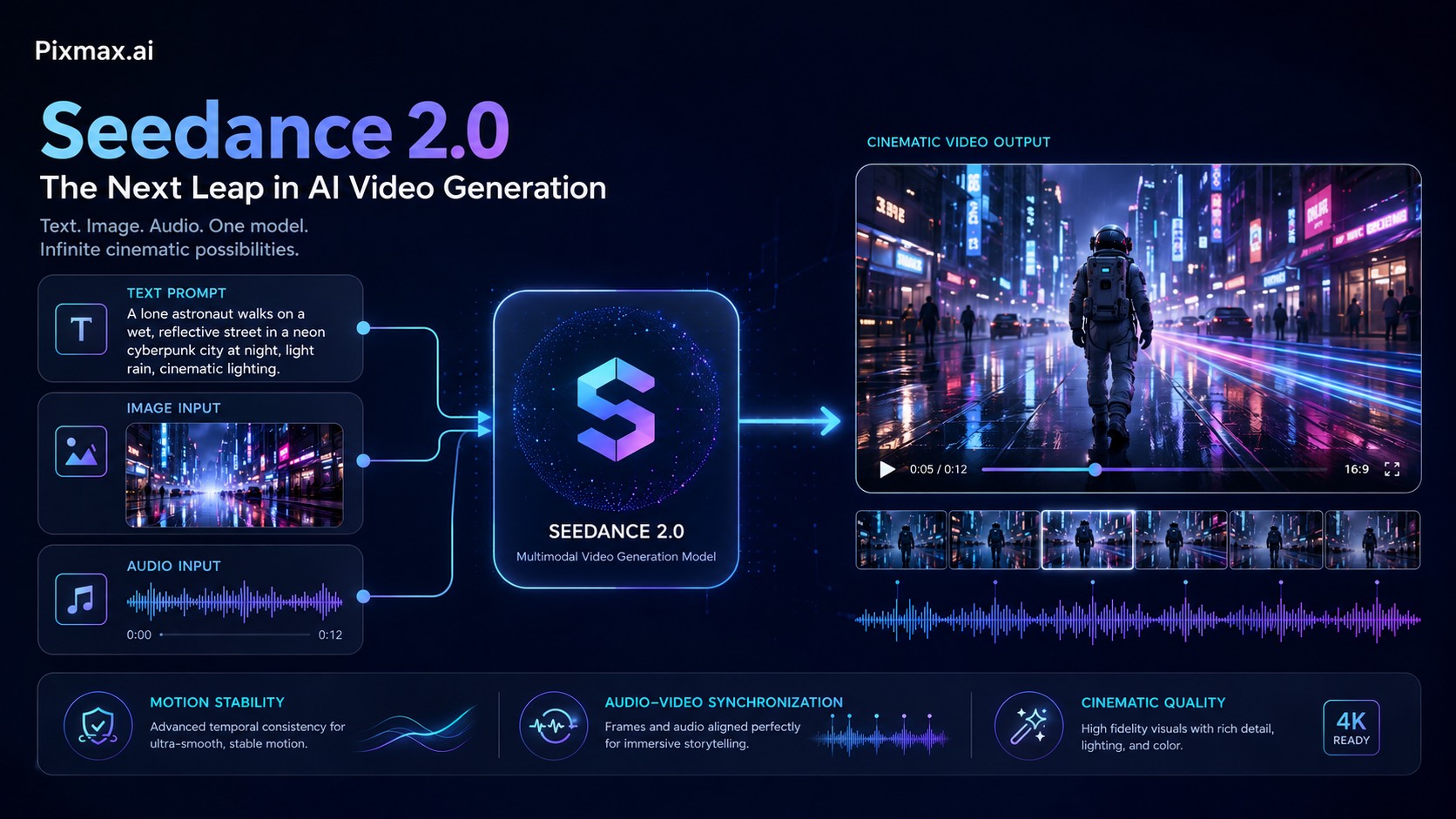 Seedance 2.0 AI Video Generator: Create Cinematic Videos from Text Prompts
