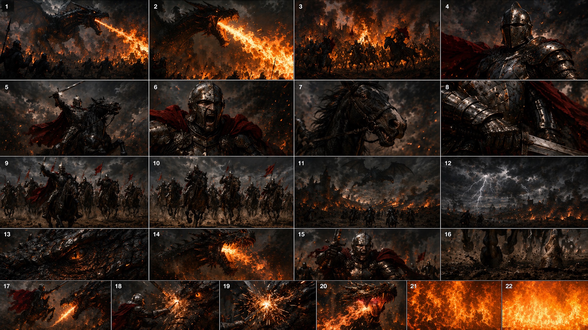 Storyboard frames for multi-role collaboration